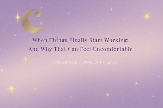 When Things Finally Start Working (And Why That Can Feel Uncomfortable)