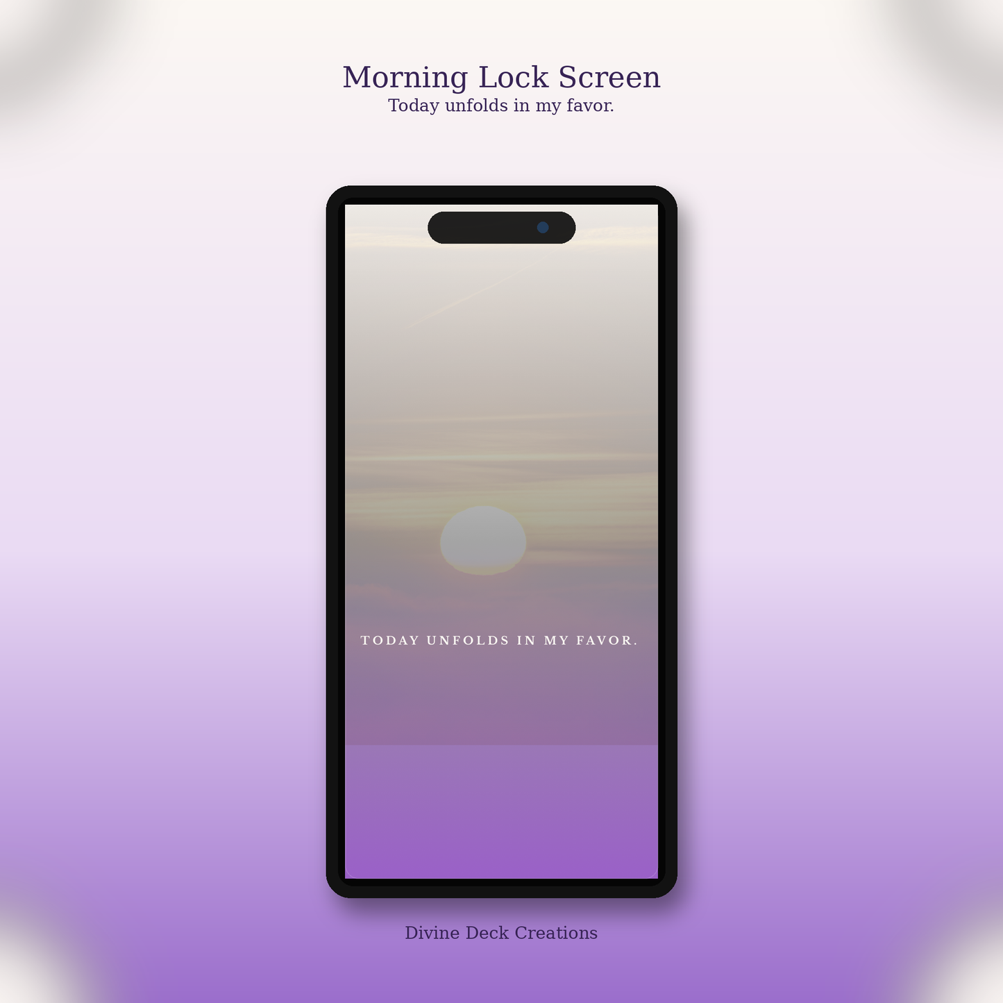 2026 Lock Screen Ritual - Morning, Day & Night