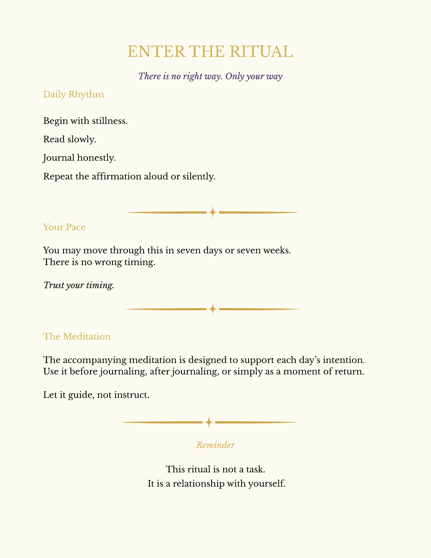 Divine Alignment Ritual – 7 Day Guided Meditation & Ritual Guide