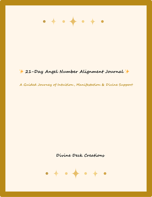 21-Day Angel Number Journaling Workbook – Printable & Fillable
